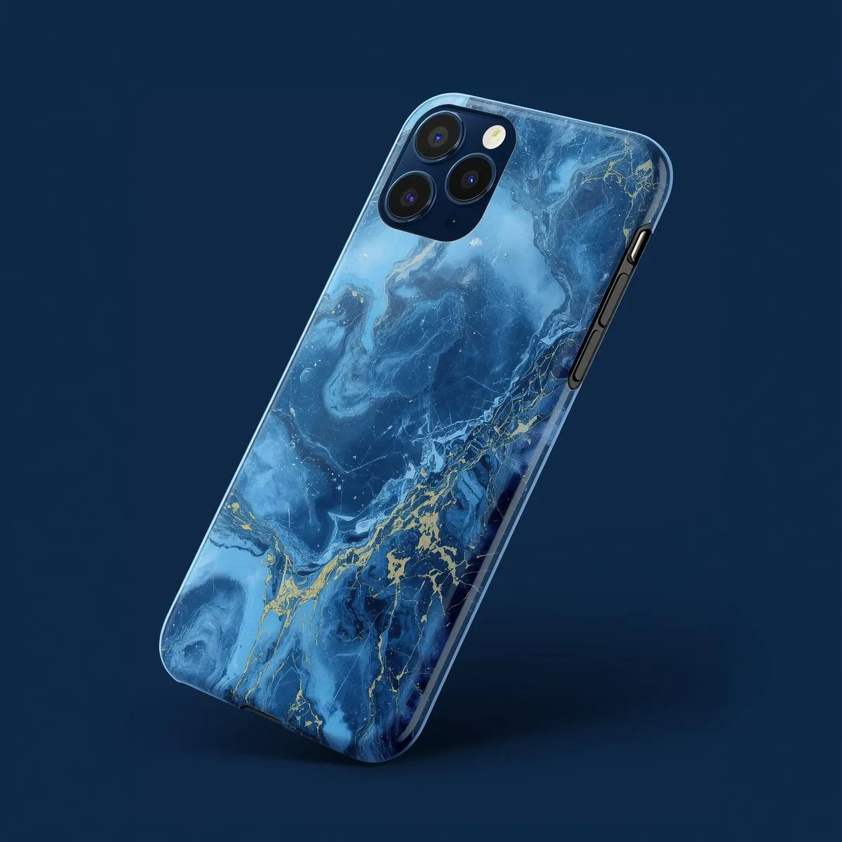 Marble Edition Protective Case – Blue